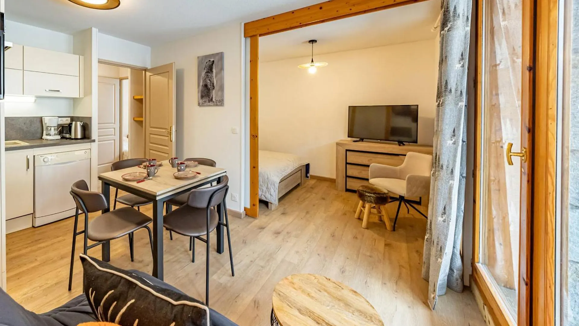 شقة Charmant T2 A Saint Francois Longchamp, 6 Pers, Balcon Sud, Proche Pistes - Fr-1-807-22 فرنسا